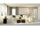 Inviting living room with a plush sectional sofa, accent chairs, and contemporary decor elements at 9360 Gladsome Dr, Land O Lakes, FL 34637