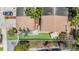 Aerial shot showing the home and surrounding neighborhood with green backyard at 103 E Davis Blvd # B, Tampa, FL 33606