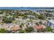 Stunning aerial view of a coastal community with luxurious homes, lush greenery, and scenic waterfront access at 103 E Davis Blvd # B, Tampa, FL 33606