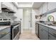 Stylish kitchen with stainless steel appliances and granite countertops at 103 E Davis Blvd # B, Tampa, FL 33606