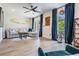 Bright living room featuring a comfortable sectional sofa and stylish decor at 103 E Davis Blvd # B, Tampa, FL 33606