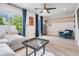Bright living room with comfortable seating and access to the outdoors at 103 E Davis Blvd # B, Tampa, FL 33606