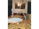 Bathroom featuring granite countertops and modern faucet at 10539 Egret Haven Ln, Riverview, FL 33578