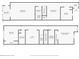 Detailed floor plan showcasing the layout of the first and second floors at 10947 Brickside Ct, Riverview, FL 33579