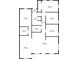 Detailed floor plan showcasing the layout, dimensions, and spatial relationships of rooms for the entire property at 111 W Keyes Ave, Tampa, FL 33602