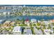This home has a great waterfront location with a private dock and beautiful landscaping at 11240 6Th E St, Treasure Island, FL 33706