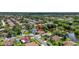 Beautiful aerial view of residential neighborhood and lake community at 11550 Wellman Dr, Riverview, FL 33578