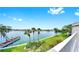 Enjoy the picturesque water view from your private balcony, with its lush landscaping at 459 Haven Point Dr, Treasure Island, FL 33706