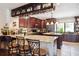 Granite countertops highlight the stainless steel appliances in this recently updated kitchen at 459 Haven Point Dr, Treasure Island, FL 33706