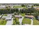 Aerial view of property shows nearby baseball field, neighborhood layout at 4816 N Fremont Ave, Tampa, FL 33603