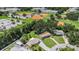 Aerial view of property with lush greenery, sports fields, showcasing neighborhood amenities at 4816 N Fremont Ave, Tampa, FL 33603