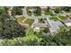 Aerial view of property in a well-maintained neighborhood at 4816 N Fremont Ave, Tampa, FL 33603