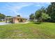 Expansive backyard featuring a covered patio and ample space for outdoor activities at 4816 N Fremont Ave, Tampa, FL 33603