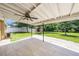 Covered patio overlooking the backyard at 4816 N Fremont Ave, Tampa, FL 33603