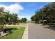 Street view showcasing the neighborhood featuring well-maintained lawns and lush trees on a sunny day at 6045 2Nd N Ave, St Petersburg, FL 33710