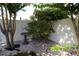 Backyard space featuring a bird bath and mature landscaping adding to the peaceful ambiance at 6045 2Nd N Ave, St Petersburg, FL 33710