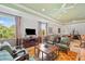 Comfortable community lounge area with a large TV, stylish decor, and plenty of seating for residents at 6519 Watson Rd, Riverview, FL 33578