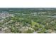 Beautiful aerial showcasing the community's proximity to the Hillsborough River, with city views on the horizon at 8502 N Hyaleah Rd, Tampa, FL 33617