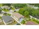 Charming single-Gathering home with mature trees and fenced backyard, as seen from above at 8502 N Hyaleah Rd, Tampa, FL 33617