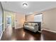 Upstairs landing area with hardwood floors and neutral paint tones for a relaxing seating area at 1604 Acadia Harbor Pl, Brandon, FL 33511