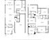 Detailed floor plan showcasing the layout of the home with labeled rooms and dimensions at 19309 Prairie Tree Pl, Tampa, FL 33647