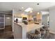 Bright kitchen with stainless steel appliances, a breakfast bar, and a skylight for natural light at 2584 58Th S Ave, St Petersburg, FL 33710