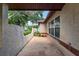 Home patio with tiled flooring and decorative design at 2584 58Th S Ave, St Petersburg, FL 33710