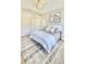 A bright bedroom featuring stylish decor, closet space, and a cozy rug at 27312 Edenfield Dr, Wesley Chapel, FL 33544