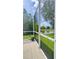 Enjoy the water view from this screened-in lanai with a well maintained patio and relaxing atmosphere at 27312 Edenfield Dr, Wesley Chapel, FL 33544
