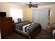 Comfortable bedroom with natural light and a spacious closet at 402 Dorchester Pl # 44, Sun City Center, FL 33573