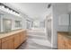 Bright main bathroom features a soaking tub, walk in shower, and dual sink vanity at 513 Sportsman Park Dr, Seffner, FL 33584
