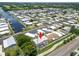 Picturesque elevated home in a waterfront community with convenient canal access at 6924 Americana Ne Dr # 167, St Petersburg, FL 33702