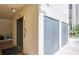 An elevator and storage room are seen in the building exterior at 700 Starkey Rd # 1145, Largo, FL 33771