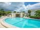 Beautiful community pool featuring clear water and surrounding lounge area for relaxation and enjoyment at 700 Starkey Rd # 1145, Largo, FL 33771