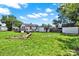 Expansive backyard with lush green lawn, perfect for outdoor activities at 812 W Orient St, Tampa, FL 33603