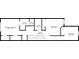 Second floor plan showing the layout of the primary bedroom, bedrooms, bathrooms, and hall at 2349 Willimette Dr, Wesley Chapel, FL 33543