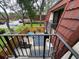 Inviting back patio with fenced area, seating, outdoor rugs, and a grill, perfect for relaxing at 2716 11Th Ct, Palm Harbor, FL 34684