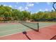 Outdoor tennis court in a lush setting, providing recreational opportunities for residents at 2716 11Th Ct, Palm Harbor, FL 34684