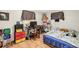 bedroom with neutral colors, a study desk and comfortable bed at 3743 Cherrywood Dr, Holiday, FL 34691