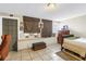 Bedroom featuring a unique blend of personal touches, blending rest and entertainment at 3743 Cherrywood Dr, Holiday, FL 34691