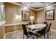 Modern meeting room with a large table, sleek chairs, and stylish wall decor at 4221 W Spruce St # 2328, Tampa, FL 33607