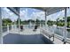 Waterfront pavilion with lake views and seating at 5720 Mockingbird Dr, New Port Richey, FL 34652