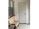 Cozy porch with a classic wooden bench and pleasant natural light at 6446 71St N St, Pinellas Park, FL 33781