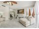 Spacious living room with stairs and modern design elements at 10520 Winrock Pl, Tampa, FL 33624