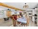Cozy dining area flows into the living room and kitchen at 1105 Branch Acres Dr, Plant City, FL 33565