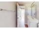Bathroom featuring a white vanity and a mirror, offering a clean and functional space at 12113 Victory Dr, Hudson, FL 34667