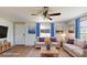 Comfortable living room with modern furnishings and tasteful decor at 12113 Victory Dr, Hudson, FL 34667