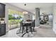 Stylish breakfast nook offers indoor/outdoor living with a view of the backyard patio at 12915 Carlington Ln, Riverview, FL 33579