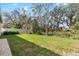 Lush green backyard with well-maintained lawn at 14672 Horse Trot Rd, Lithia, FL 33547
