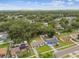 Aerial view highlighting the property, its lush surroundings, and neighborhood, offering a serene community setting at 2027 Balfour Cir, Tampa, FL 33619